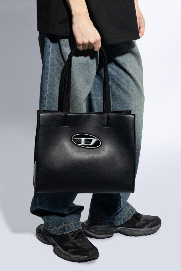 すぐ届く*DIESELディーゼル*holi-d shopper ew Women's Holi-D-Square shopper in bonded neoprene | Black